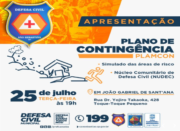 Defesa Civil apresenta Plano de Contingência em reunião comunitária