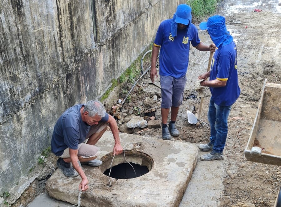 Prefeitura de São Sebastião conclui obra de drenagem na Rua Maria