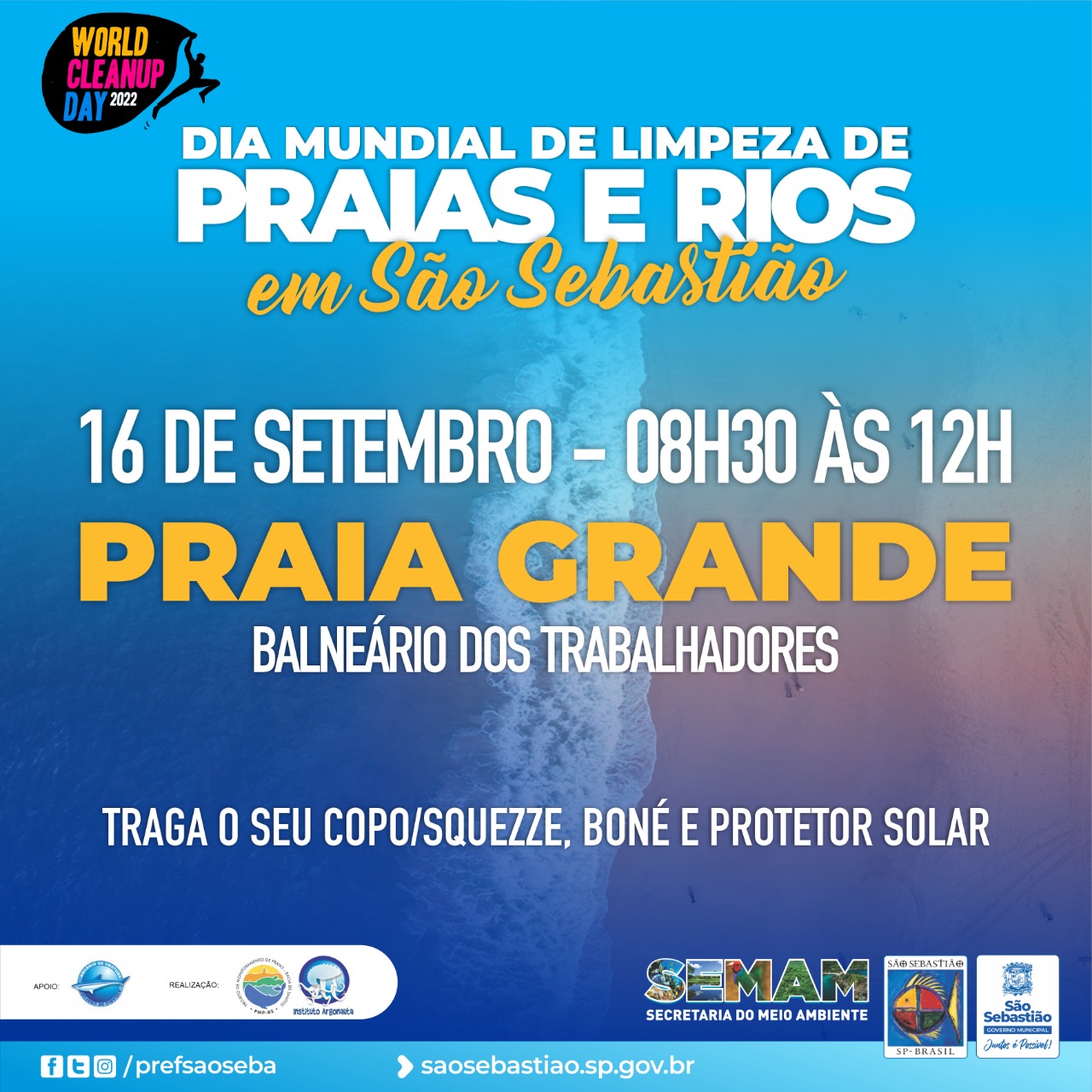 Prefeitura Integra Ações Ambientais Em Celebração Ao Dia Mundial Da Limpeza De Praias E Rios ...