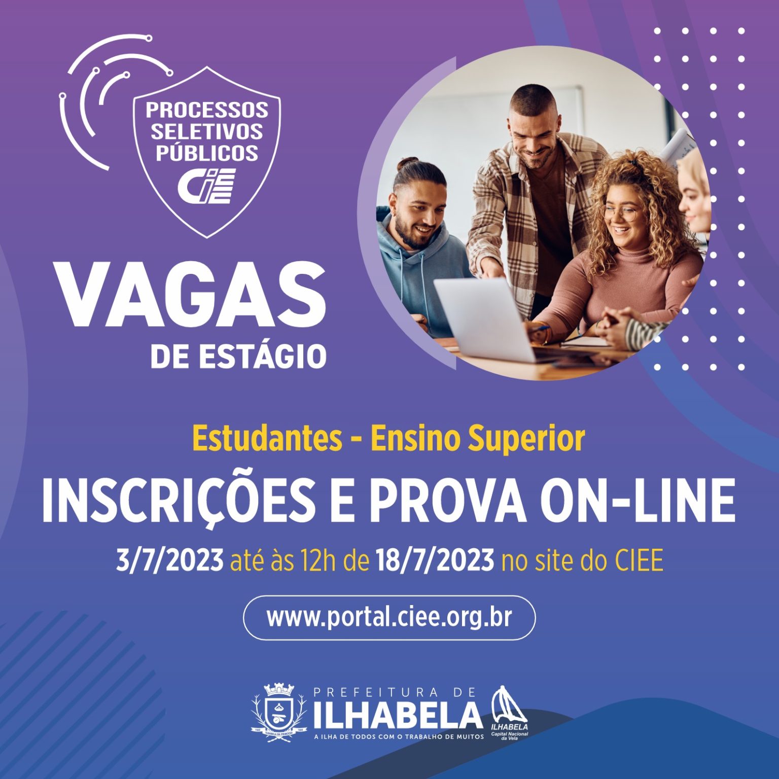 Inscrições Para Processo Seletivo De Estagiários De Nível Superior ...